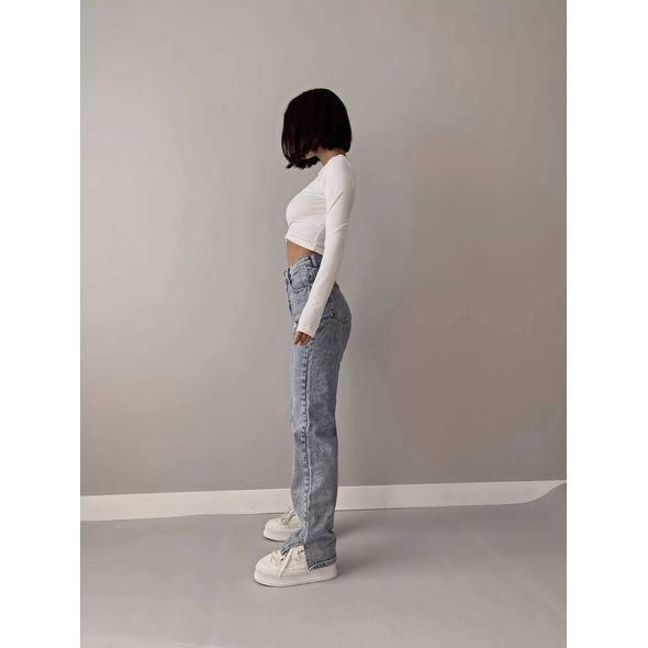 Женская укороченная кофта белая 157, Цвет: Белый, Размер: 42-46 UKR (One size), фото , изображение 2