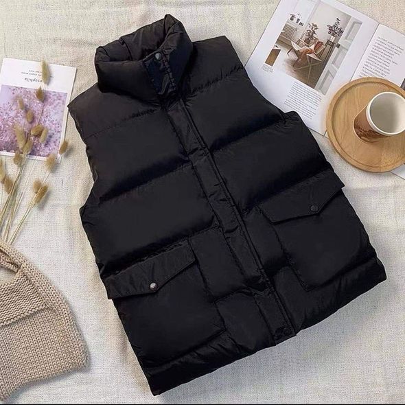 Женская теплая жилетка черная без капюшона 628, Цвет: Черный, Размер: S (42 UKR), фото 