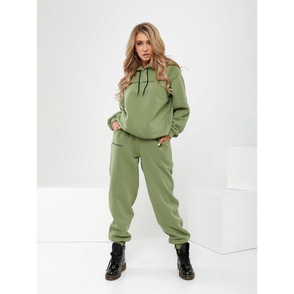 Жіночий спортивний костюм фісташка 580-5280, Колір: Фісташковий, Розмір: s-m, фото 
