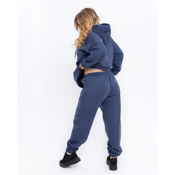 Женский спортивный костюм для полных джинсовый 155, Цвет: Джинс, Размер: 58-60 UKR, фото , изображение 2