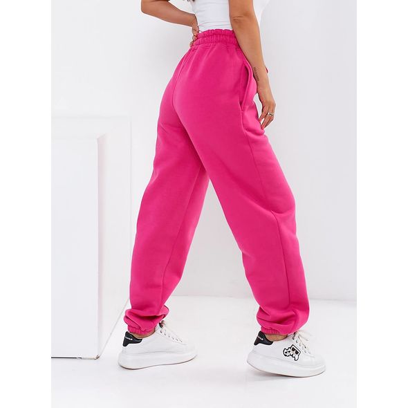 Жіночі штани спортивні малинові 596, Колір: Малиновий, Розмір: s-m, фото , зображення 2