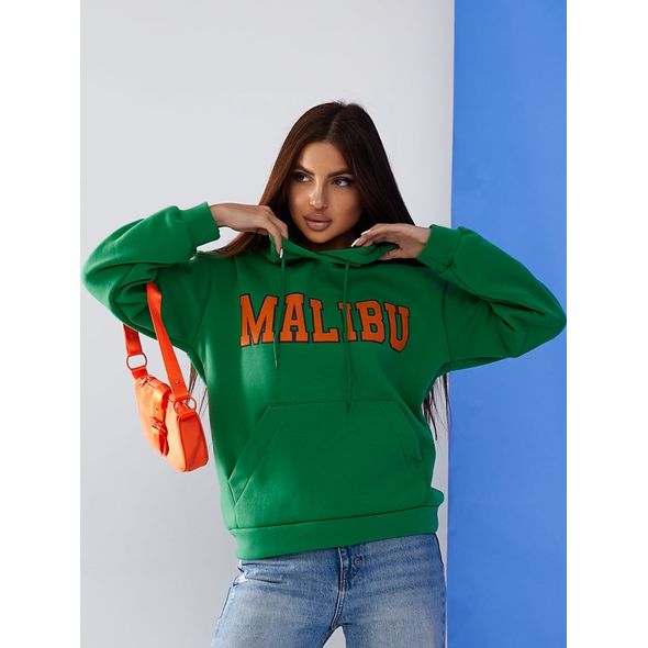 Женский батник зеленый 604-5304, Цвет: Зеленый, Размер: L-XL (46-48 UKR), фото , изображение 2