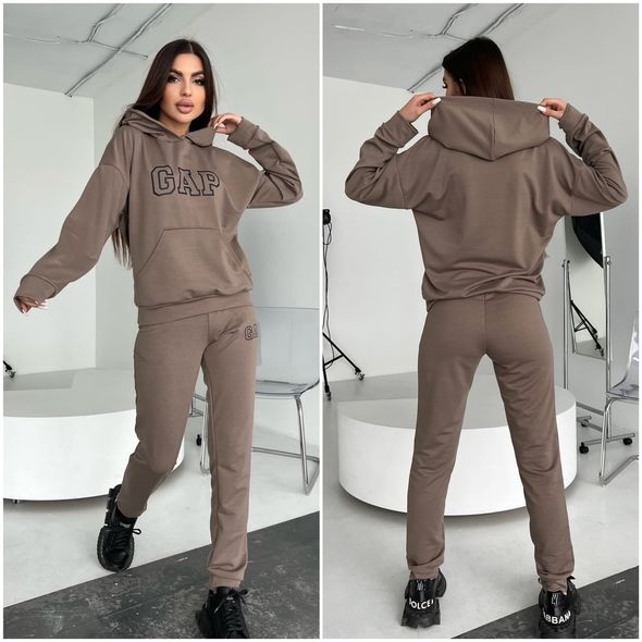 Женский спортивный костюм моко 473, Колір: Мокко, Розмір: s-m, фото 