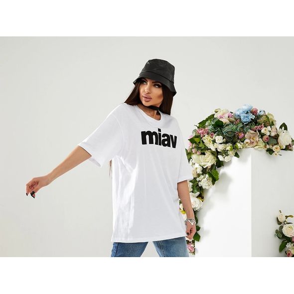 Жіноча футболка біла 10038, Колір: Білий, Розмір: S, фото 