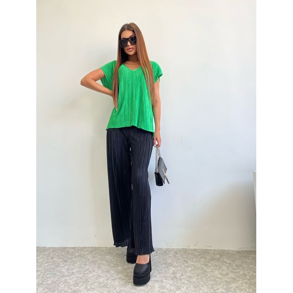 Женский прогулочный костюм летний цвет зеленый 27511, Цвет: Зеленый, Размер: 42-46 UKR (One size), фото 