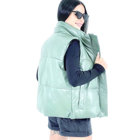 Жіноча жилетка ментол тепла 632, Колір: Ментол, Розмір: S, фото , зображення 2