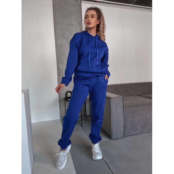 Жіночий спортивний костюм з капюшоном 10429, Колір: Електрик, Розмір: s-m, фото 